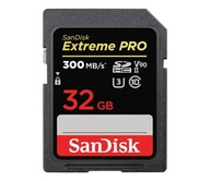SanDisk 32GB SDHC Extreme Pro 300MB/s UHS-II V90