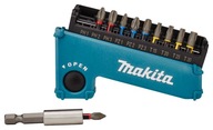 Makita sada 10 bitov + držiak E-03567