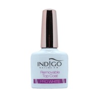 Hybridný vrchný lak INDIGO PRO-WHITE snímateľný 7ml prowhite pro white