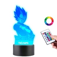 Stolná lampa Dragon Ball Vegeta 16 LED PLEXIDO