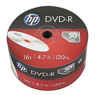 DISKY HP DVD-R 4,7 GB 50 PCS. PRE HROMADNÉ ARCHIVOVANIE