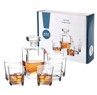 Karafa na whisky 0,75 l + 6 pohárov na whisky 280 ml Altom Design Aston