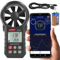 ANEMOMETER ANEMOMETER VETROMETER TEPLOTA VZDUCHU MERANIE RÝCHLOSTI VZDUCHU APP