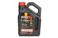 Syntetický olej MOTUL 8100 X-CLEAN EFE 5W30 4L