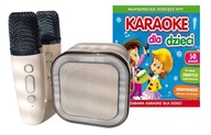 Bezdrôtový Bluetooth reproduktor, 2 mikrofóny + POLISH Karaoke pre deti