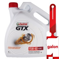 CASTROL GTX A3/B4 15w40 4L - minerálny motorový olej