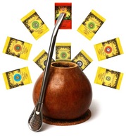 Yerba Mate Green Set 500g 0,5kg Bombilla Tekvica