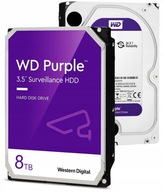 WD Purple 8TB SATA III 3,5'' WESTERN DIGITAL disk pre CCTV monitorovanie