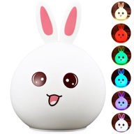 LED DOTYKOVÁ LED lampa SILICONE BUNNY BUNNY