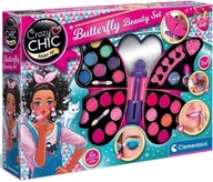 BUTTERFLY MAKEUP KAZETOVÉ NECHTY CLEMENTONI CRAZY CHIC 3v1