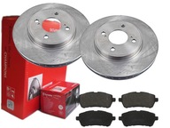 BREMBO PREDNÉ DISKY, DESTIČKY, SUZUKI BALENO 252MM