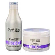 STAPIZ SET šampónová maska ​​na vlasy FIALOVÁ Blond 300ml + 250ml