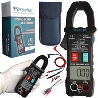 FORSCHER FS209 CLAMP MULTIMETER PRÚDOVÝ METER LCD TRUE RMS DIGITAL AUTOMATIC