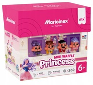 Mini Waffle Marioinex PRINCESS, kráľovské dobrodružstvo 280 ks. 4 figúrky