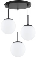 Stropné závesné svietidlo Luster Black White Balls Milo LED E27