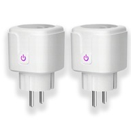 2x Smart zásuvka ovládaná Alexa Tuya Smart Life WiFi 16A 3600W