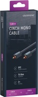 CICKTRONIC koaxiálny kábel RCA-RCA Cinch S/PDIF 1m