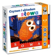 PREČÍTAM A DOPLŇUJEM SÚPRAVU SLOV PÍSMENA PUZZLE SOVY