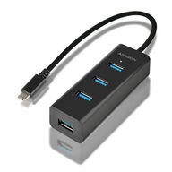 HUE-S2C Hub 4-portový nabíjací hub USB 3.2 Gen 1,