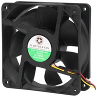 Chladiaci ventilátor 12V 120x38mm guľový tvar 3PIN