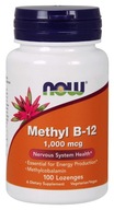 NOWFOODS vitamín metylkobalamín B12 1000 mcg 100