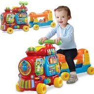 VTECH CESTOVNÝ VLAK 4V1 JAZDNÉ TLAČNÉ BLOKY