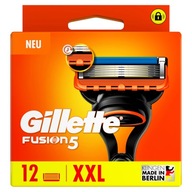 GILLETTE FUSION 12 ks ORIGINÁLNE ČEPELE z NEMECKA