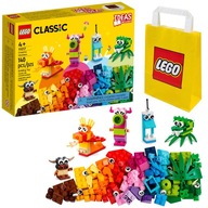 LEGO CLASSIC BLOCKS 11017 KREATÍVNE PRÍŠERKY DARČEK KU DŇU DETÍ + TAŠKA