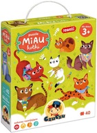 CzuCzu Puzzle Miau Mačky pre deti: 3+