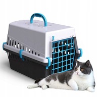 Taliansko Cats Transportér pre mačku a psa modré 50x33x32