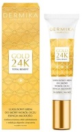 DERMIKA LUXURY GOLD 24K Luxusný očný krém Essence of Youth 15 ml