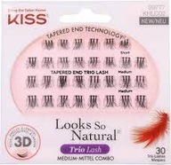 Trsy umelých mihalníc S/M Looks So Natural Trio Lash 3D KHLC02 Kiss 1ks