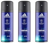 Adidas Uefa Champions League Dezodorant v spreji 150 ml Antiperspirant x3