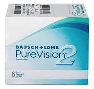 PureVision 2 mesačné šošovky, 6 ks -3,25