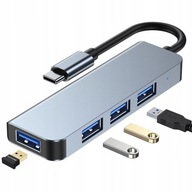 HUB ADAPTÉR 4 x USB-A 3.0 USB-C TYP-C DO LAPTOP