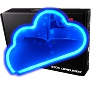 Neónové LED batérie/USB Cloud na stene