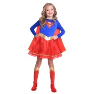 Kostým Detský kostým Supergirl v licencii DC, 10-12 rokov, 140-152 cm