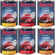 Rocco Classic 6x400g mix príchutí hovädzie kuracie srdce