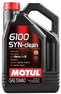 5L MOTUL 6100 SYN-CLEAN MOTOROVÝ OLEJ 5W40 C3