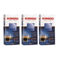 3x KIMBO Aroma Italiano mletá káva 250 g