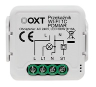 Obvod mini relé OXT 1 s meraním 16A WIFI TUYA