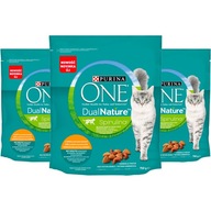 Purina ONE DUAL NATURE dospelé kuracie mäso 3x750g