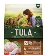 Suché krmivo pre mačky Tula kura 1,4 kg 65% mäsa, bez pridania obilnín