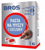 Pastový jed pre myši a potkany 1kg Bros