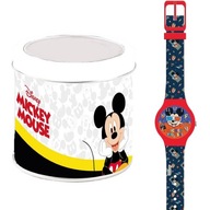 Analógové hodinky Mickey, plechovka 562746