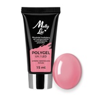 MollyLac Akryl Polygel Builder č. 24 Pivoňka