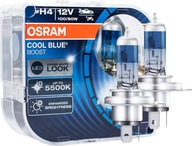 H4 OSRAM COOL BLUE BOOST NEXT 5500K BIELA ​​ŽIAROVKA