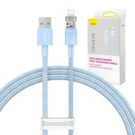 BASEUS KÁBEL RÝCHLO NABÍJACÍ USB-A KÁBEL PRE BLESK IPHONE PD 2.4A 1M