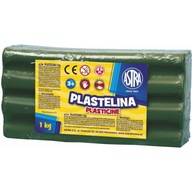 Plastelína ASTRA 1kg tmavozelená