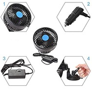 VENTILÁTOR DO AUTO VENTILÁTOR 12V PRÍSAVKA